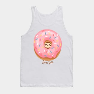 Donut Sloth Tank Top